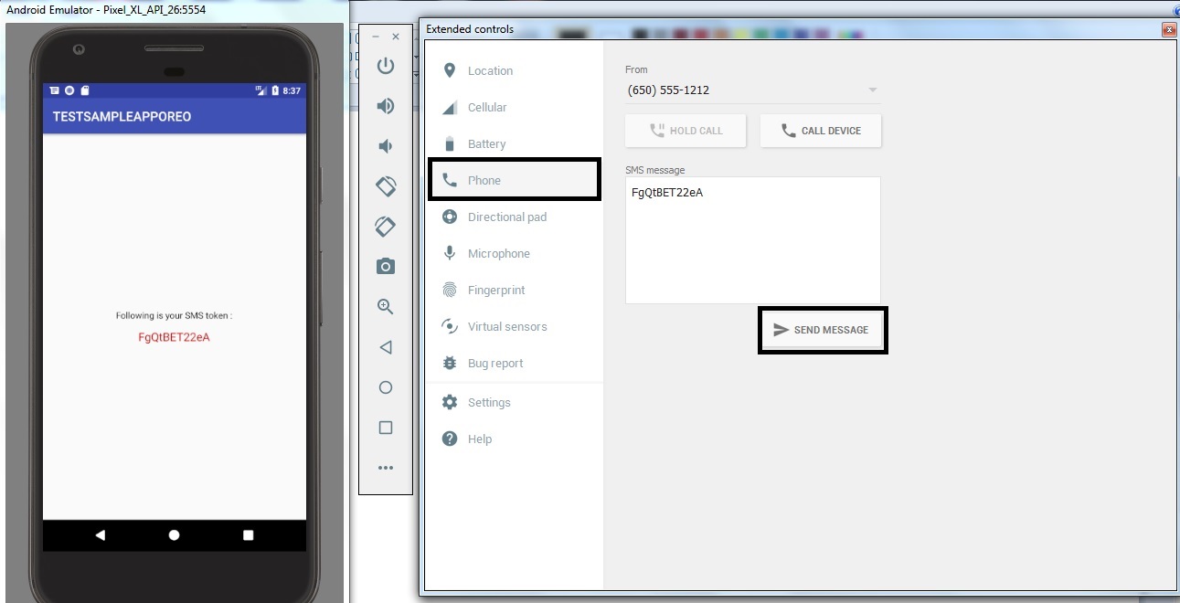 how to check delayed token via sms